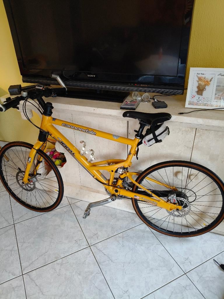 Cannondale Silk Jekyll + toebehoren, Fietsen en Brommers, Overige merken, 28 inch, Gebruikt, Vering