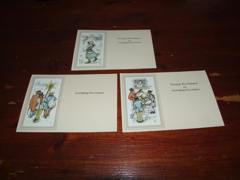 382- ILLUSTRATOR-ANTON PIECK - 3 X, Gebruikt, Verzenden, Voor 1940, Prent