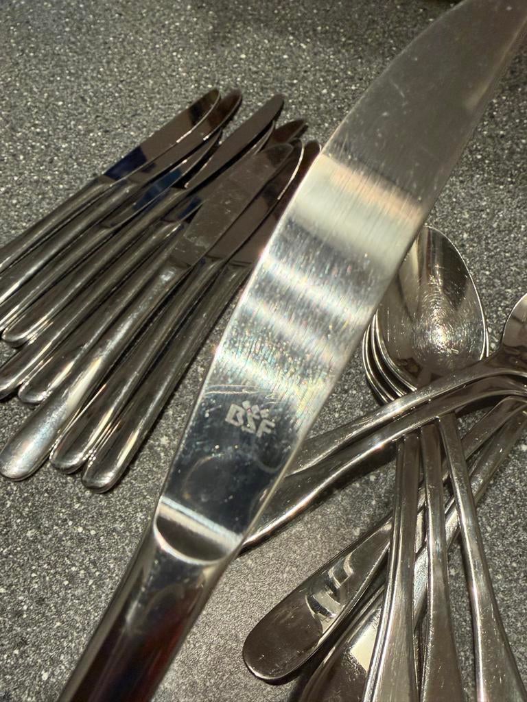 BSF Bestekset 30-delig - Zilverkleurig, Huis en Inrichting, Keuken | Bestek, Nieuw, Rvs of Chroom, Vaatwasserbestendig, Ophalen of Verzenden
