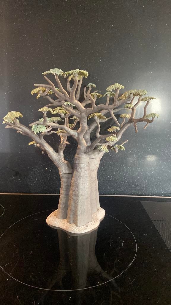 Schleich Afrika: Baobab Boom Compleet 30655, Verzamelen, Dierenverzamelingen, Ophalen of Verzenden, Zo goed als nieuw, Paard, Beeldje of Figuurtje