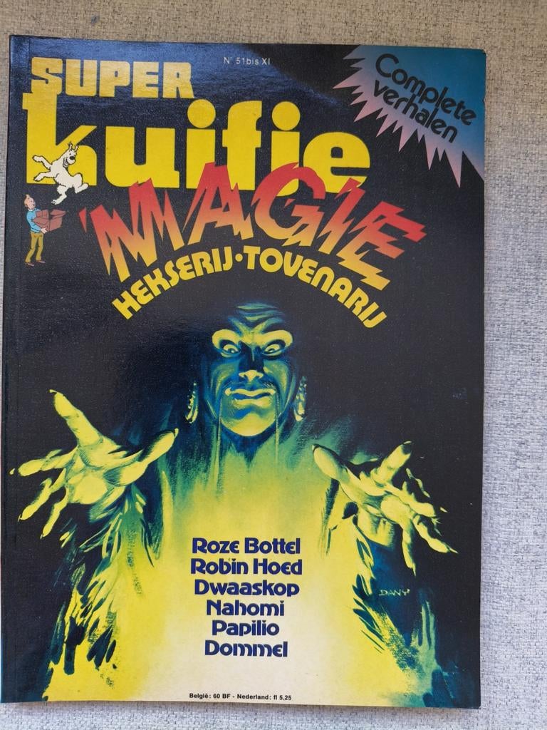 Super Kuifje Magie - Hekserij - Tovenarij, Eén stripboek, Ophalen of Verzenden, Gelezen, Diverse