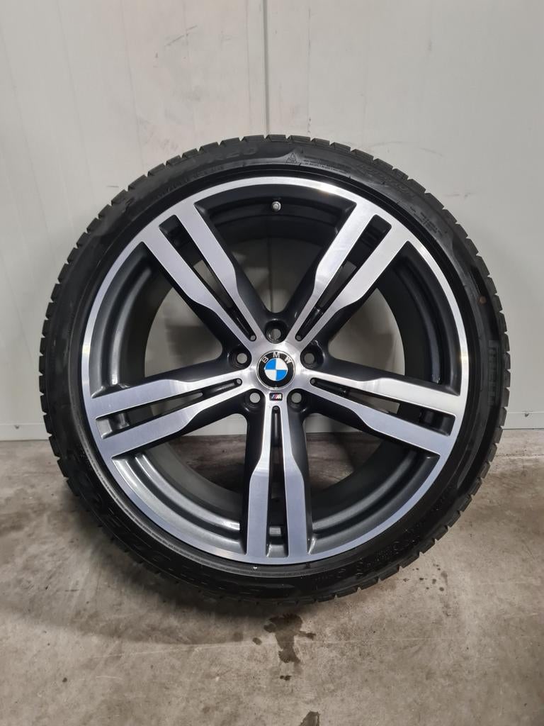 20' BMW 6 GT 7 Serie G11 G12 Styling 648M met winterbanden, 245 mm, Banden en Velgen, Personenwagen, 20 inch