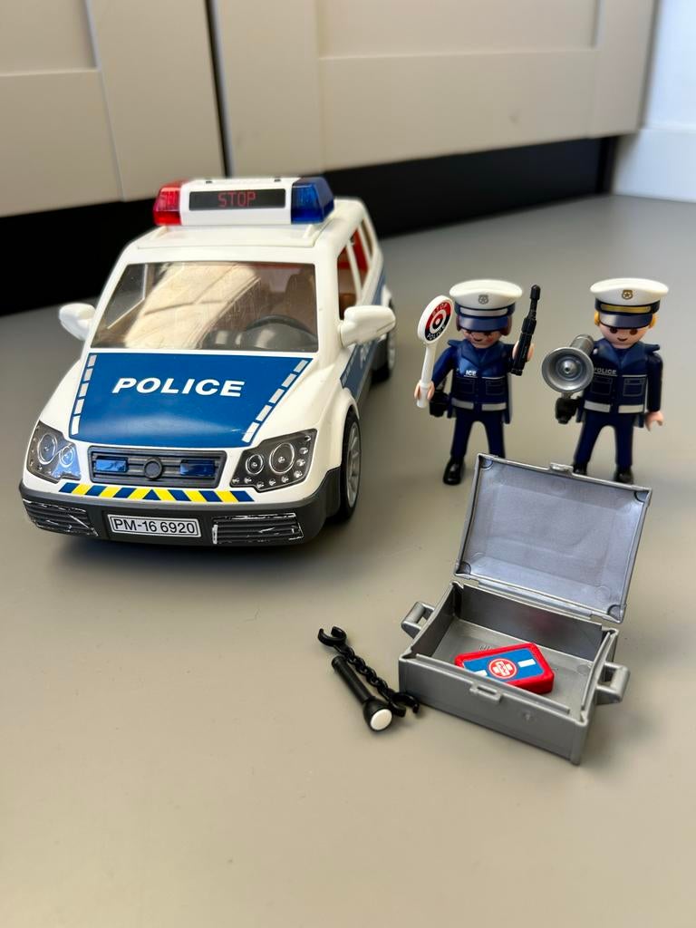 Playmobil City Action Politieauto 6920 - Licht & Geluid, Ophalen of Verzenden, Gebruikt, Complete set