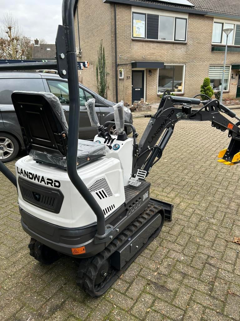 Minigraver nieuw, Ophalen, Graafmachine