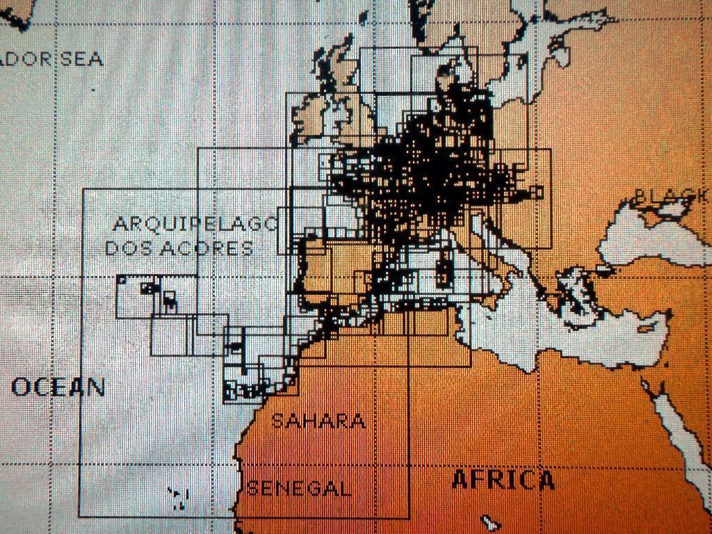 Navionics CF 46XG kaart Nederland, Frankrijk, Spanje,EU binn, Ophalen, Gebruikt, Kaartplotter of Fish Finder