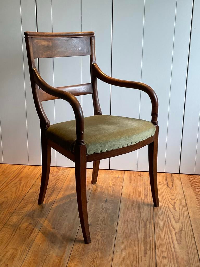 Antieke Directoire Damesfauteuil - Anno 1800, Ophalen