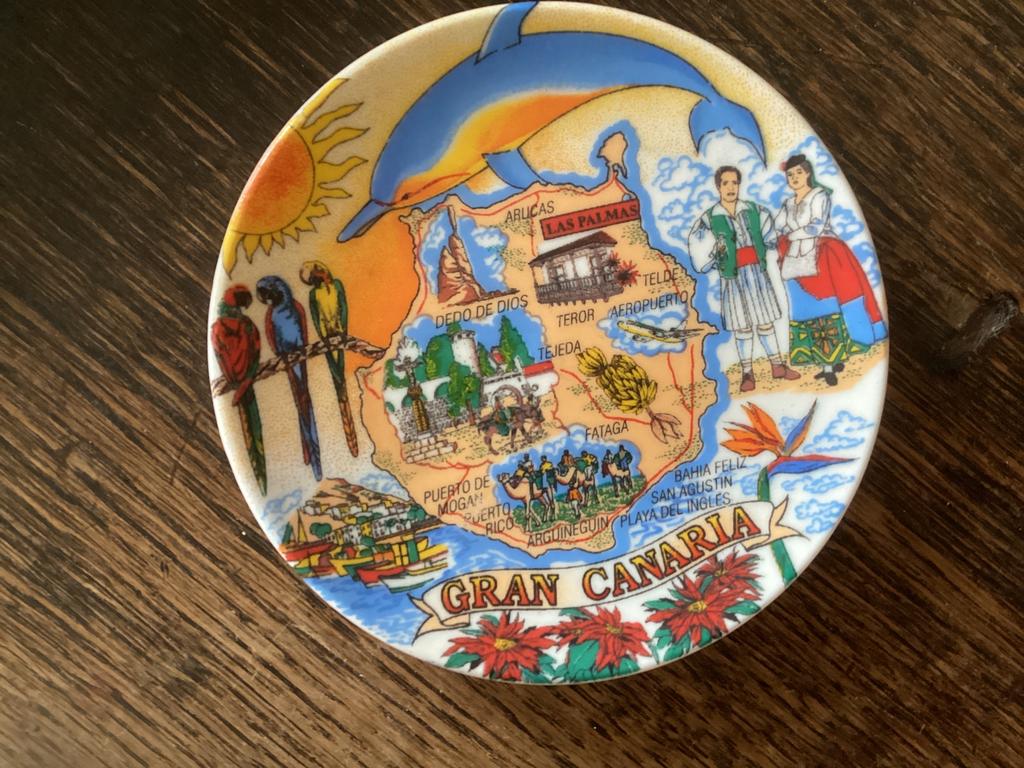 Gran Canaria // diam.  10 cm, Ophalen of Verzenden