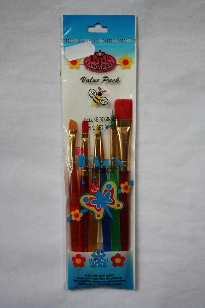 Royal penseel de luxe beginner set BK601 6 penselen, Ophalen of Verzenden, Nieuw, Penseel of Kwast