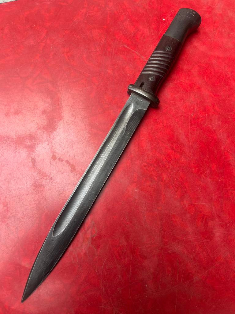 Duitse Wehrmacht bajonet voor de Mauser Karabiner 98K, Verzamelen, Ophalen of Verzenden, Landmacht, Duitsland, Mes of Dolk