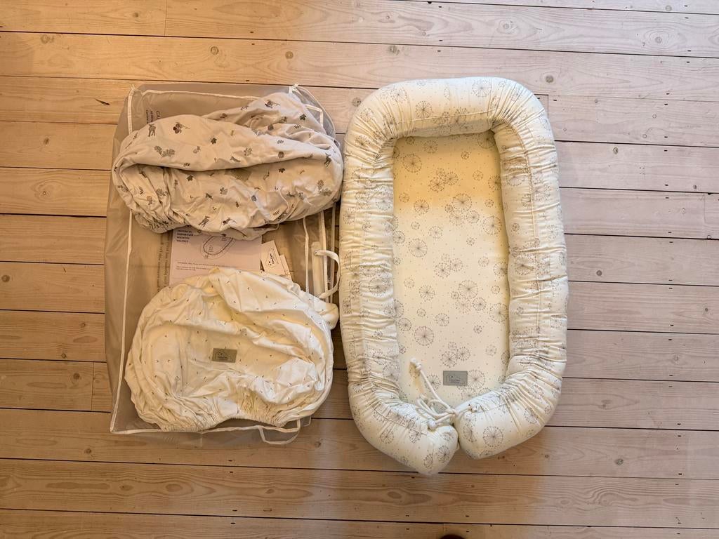 CamCam Copenhagen Babynest + 2 Hoezen - Dandelion Print, Ophalen of Verzenden, Zo goed als nieuw, Overige typen