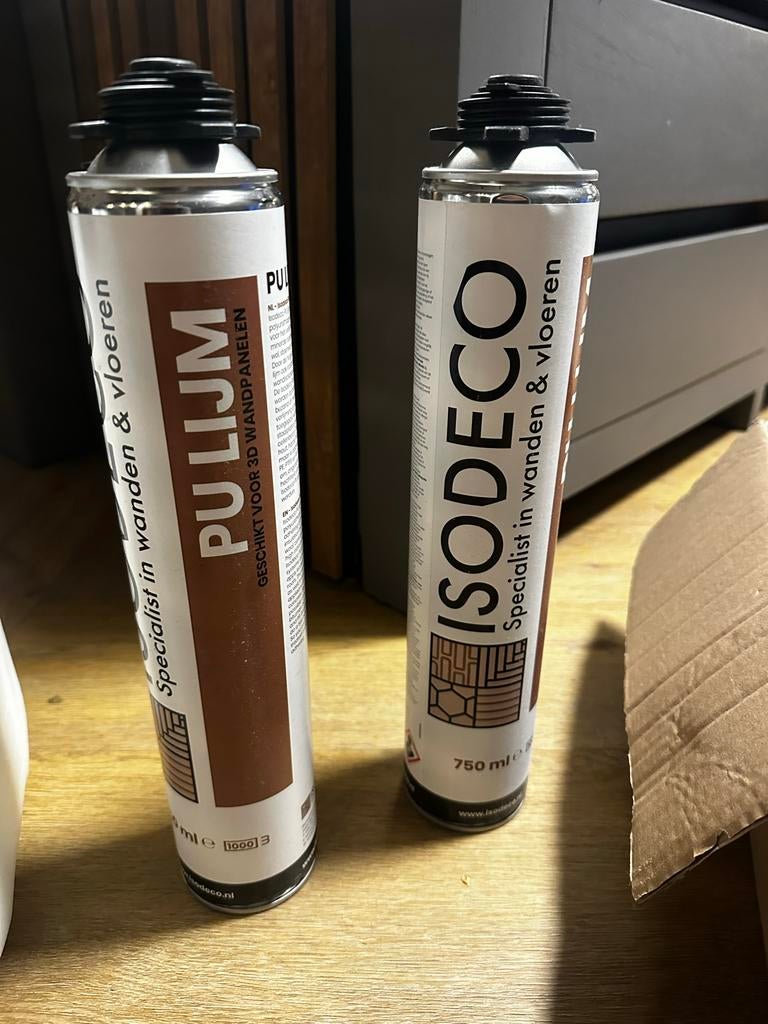Isodeco PU montage benodigdheden - Nieuw!, Ophalen, 5 tot 10 liter, Wit, Nieuw