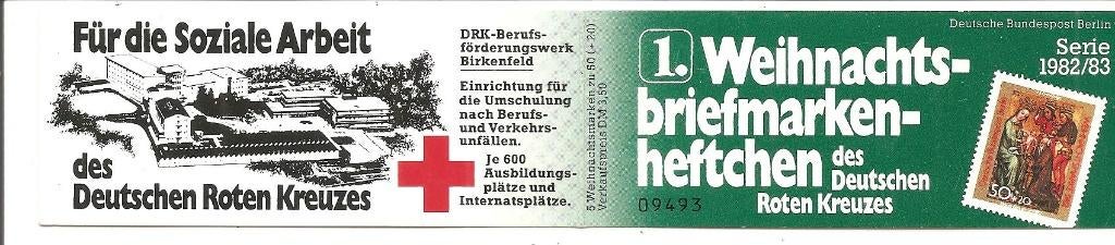 Berlijn postzegelboekje Rode Kruis (1983), Verzenden, Overige periodes, Postfris