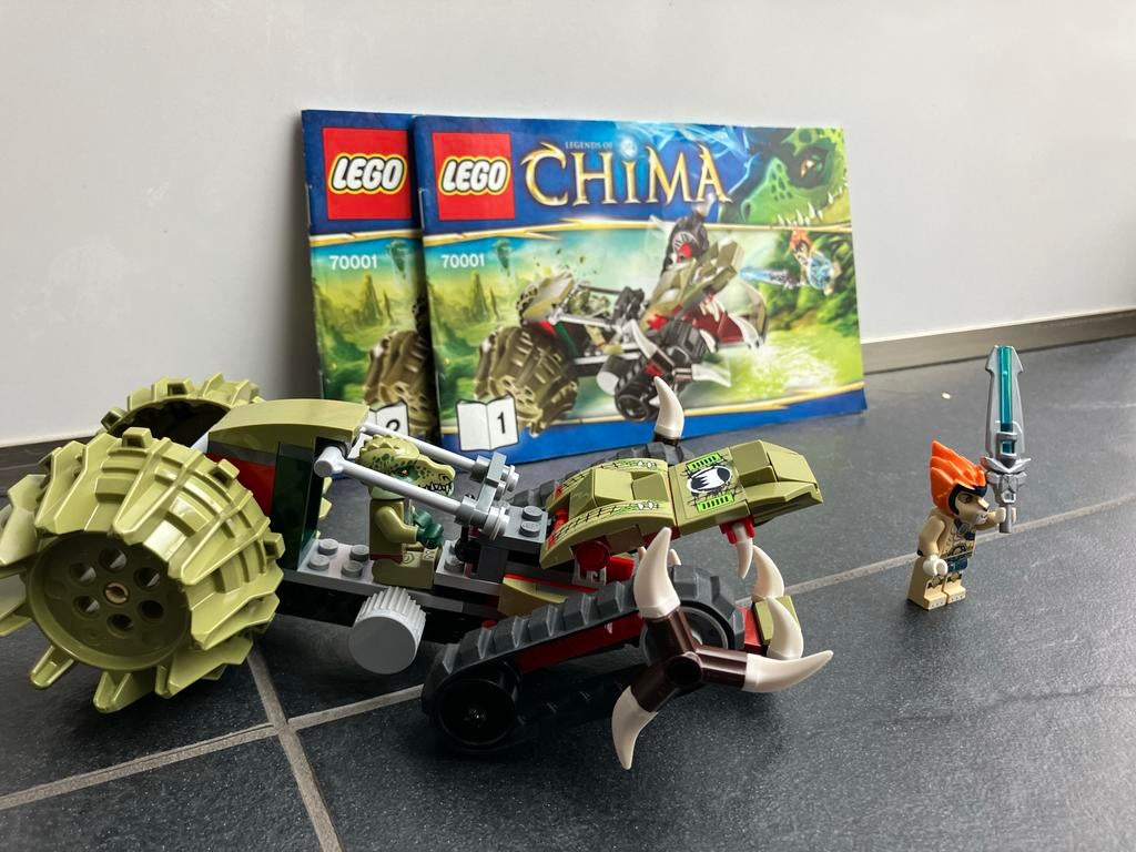 Lego Chima 70001 Crawley's Claw Ripper, Ophalen of Verzenden, Zo goed als nieuw, Complete set, Lego