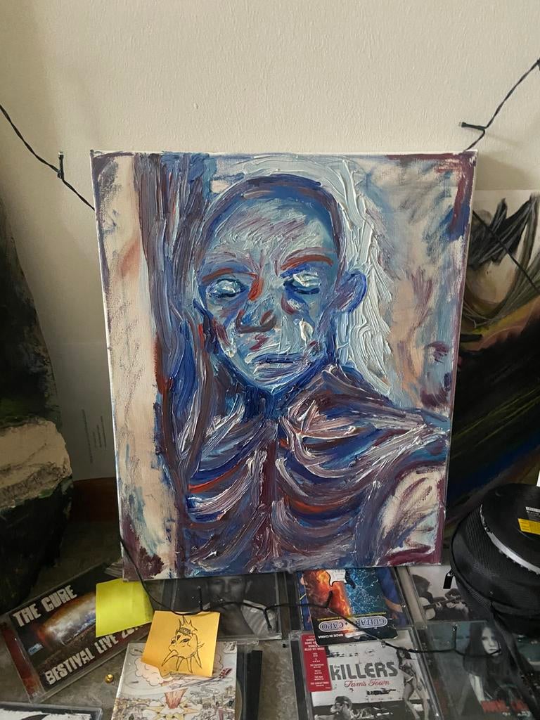 olie verf schilderij, Antiek en Kunst, Ophalen