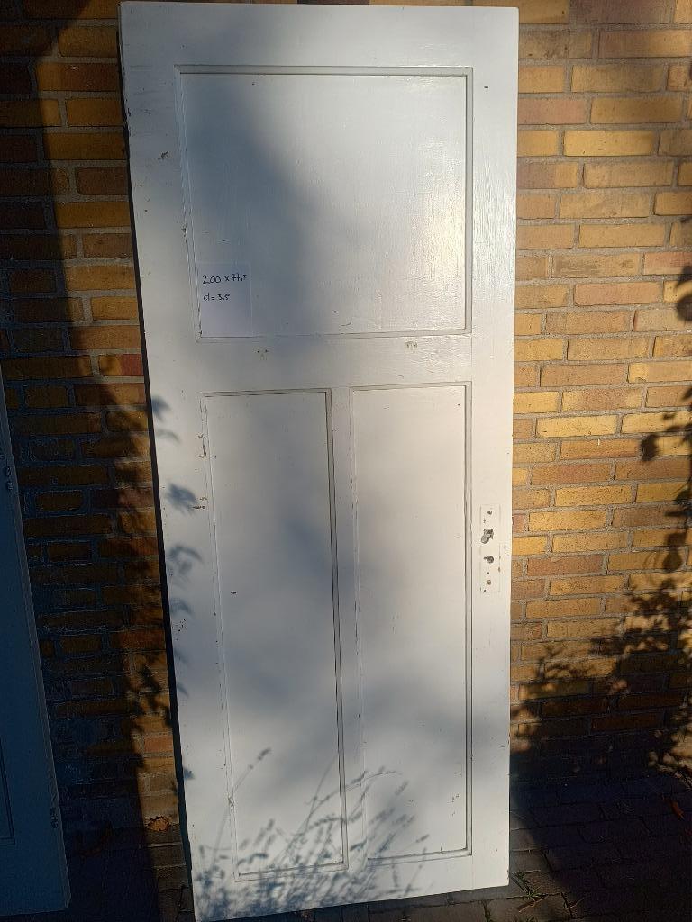 Paneeldeur, binnendeur, Ophalen, Gebruikt, 80 tot 100 cm, Binnendeur