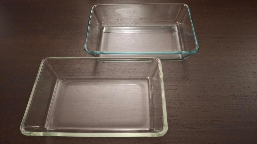 Glazen ovenschalen, Ophalen