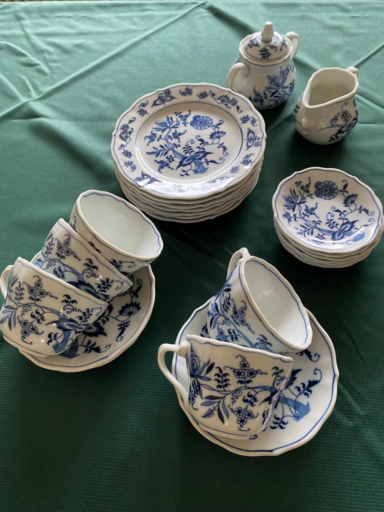 Blue Danube servies, Ophalen, Porselein, Overige stijlen, Kop(pen) en/of Schotel(s)