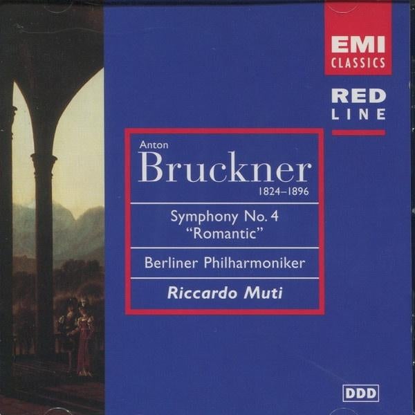 BRUCKNER Symphony no. 4 CD MUTI EMI NIEUWSTAAT, Cd's en Dvd's, Ophalen of Verzenden, Romantiek, Zo goed als nieuw, Orkest of Ballet