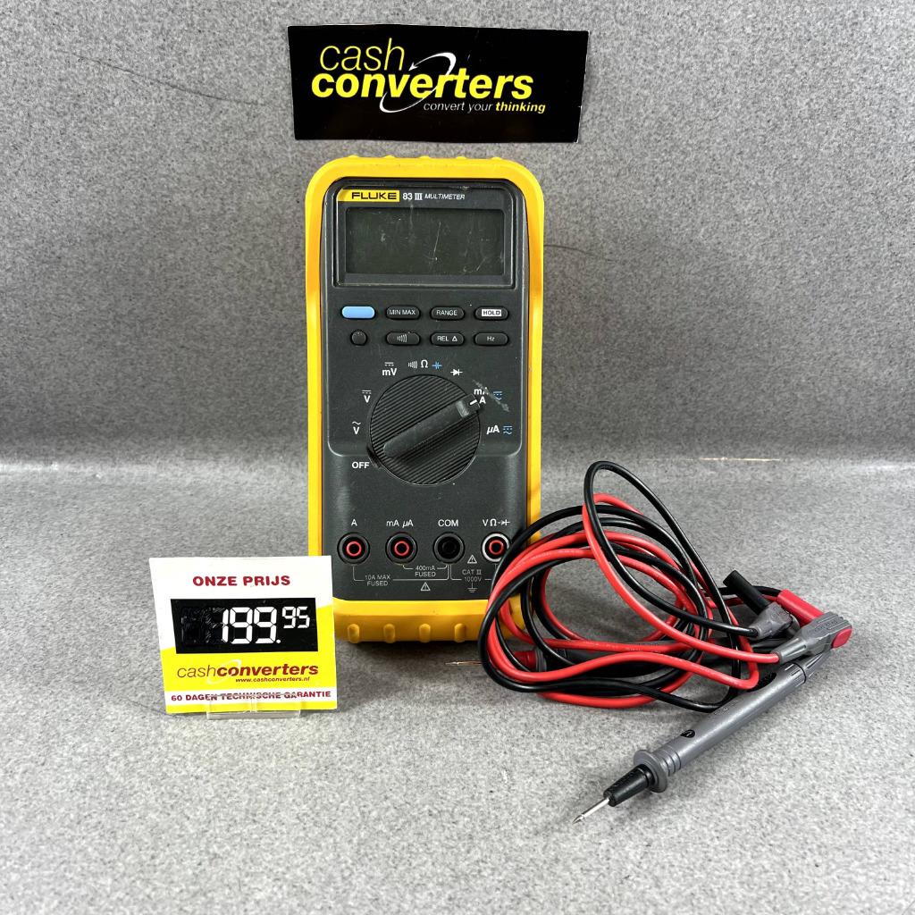 Fluke 83III multimeter | meetprobes | SALE | 395176, Ophalen of Verzenden, Gebruikt, Multimeter