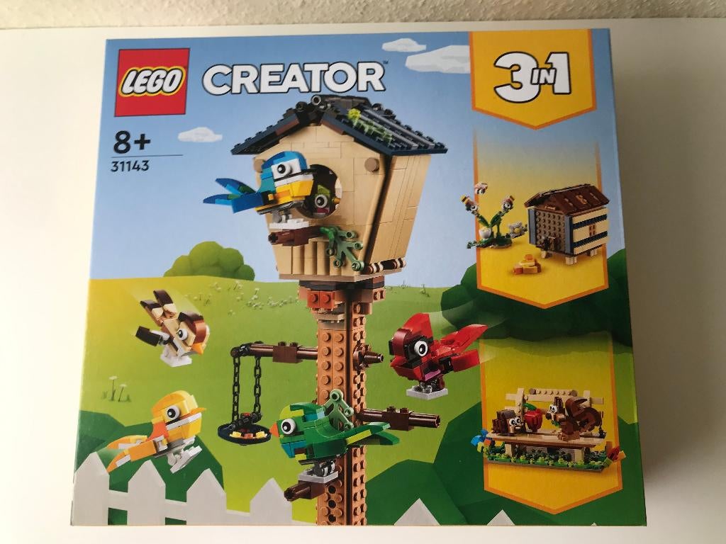 Lego 31143 - Creator 3in1 Vogelhuisje, Lego, Nieuw, Ophalen of Verzenden, Compleet