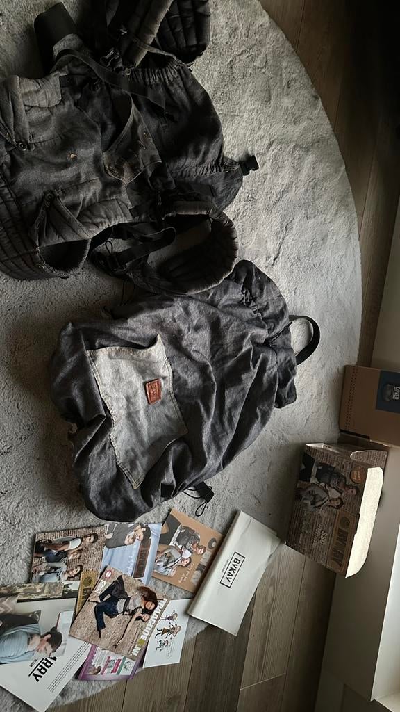 Bykay draagzak spijkerstof, Kinderen en Baby's, Babydragers en Draagdoeken, Overige merken, Buik of Rug, Ophalen of Verzenden