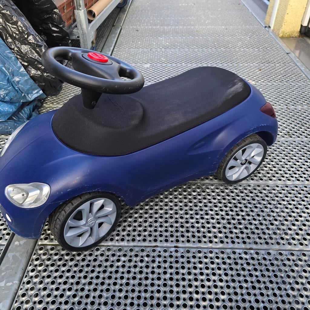 Leuke Opel loopauto met toeter!, Ophalen of Verzenden, Gebruikt, Loopvoertuig