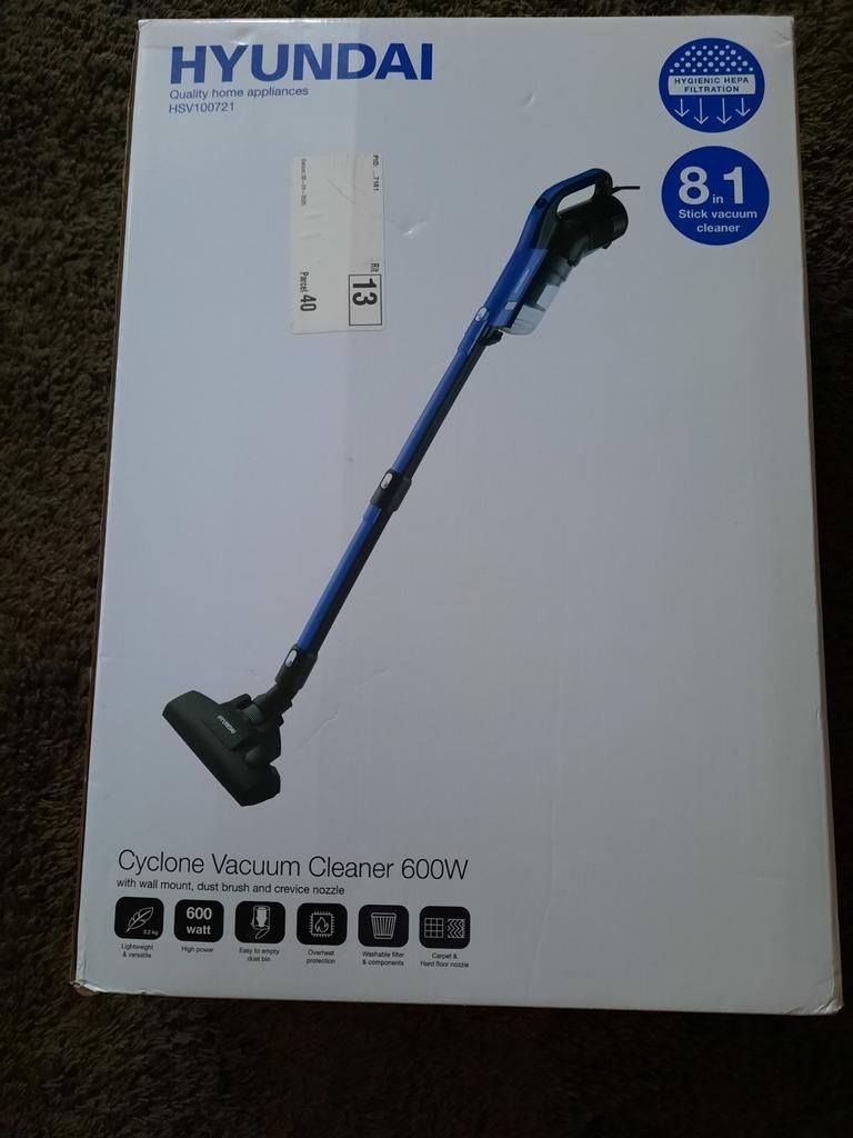 Hyundai Cyclone Vacuüm Cleaner 600 Watt - nieuw., Ophalen of Verzenden, Nieuw, Reservoir, Minder dan 1200 watt