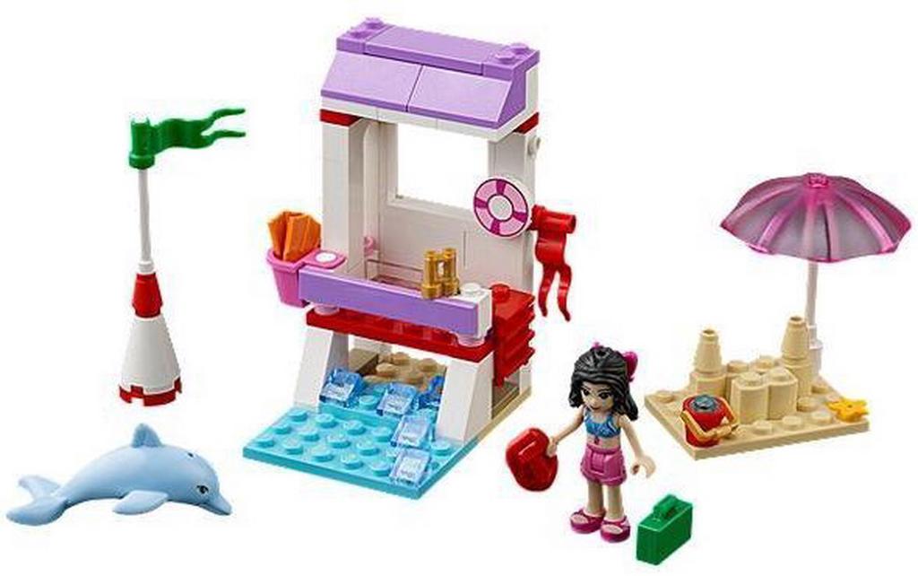 Lego Friends 41028 - Reddingsboot + gratis zakje onderdelen, Ophalen, Zo goed als nieuw