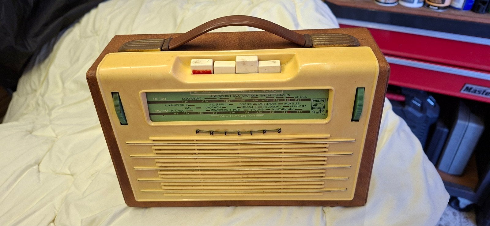 Vintage Prachtige Philips transistor radio,s jaren 50 & 60.., Antiek en Kunst, Ophalen