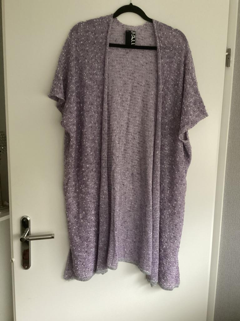 Mat fashion vest, Kleding | Dames, Grote Maten, Ophalen of Verzenden, Zo goed als nieuw, Paars, Trui of Vest