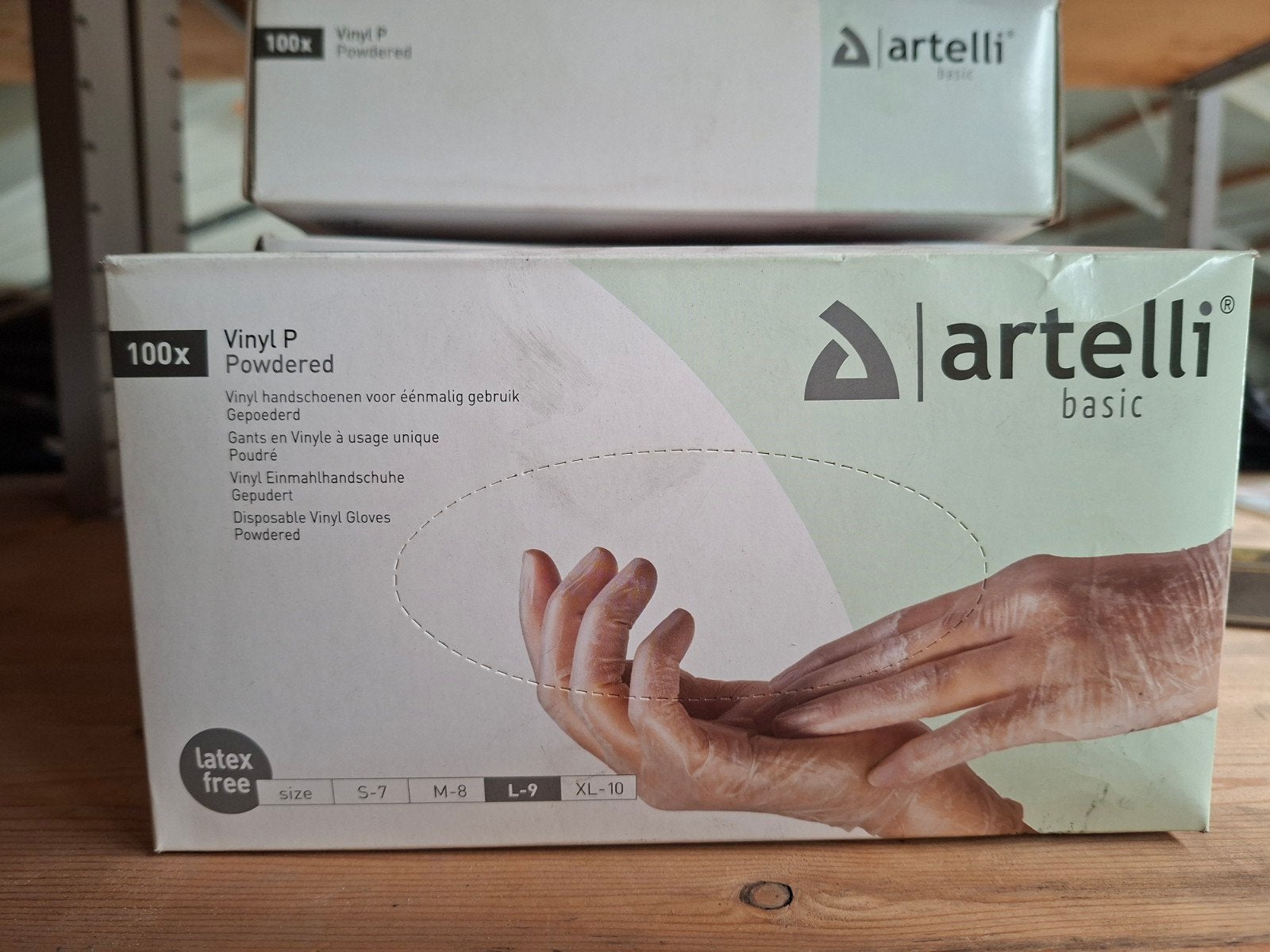 4 dozen vinyl handschoenen wegwerp, Ophalen of Verzenden, Nieuw