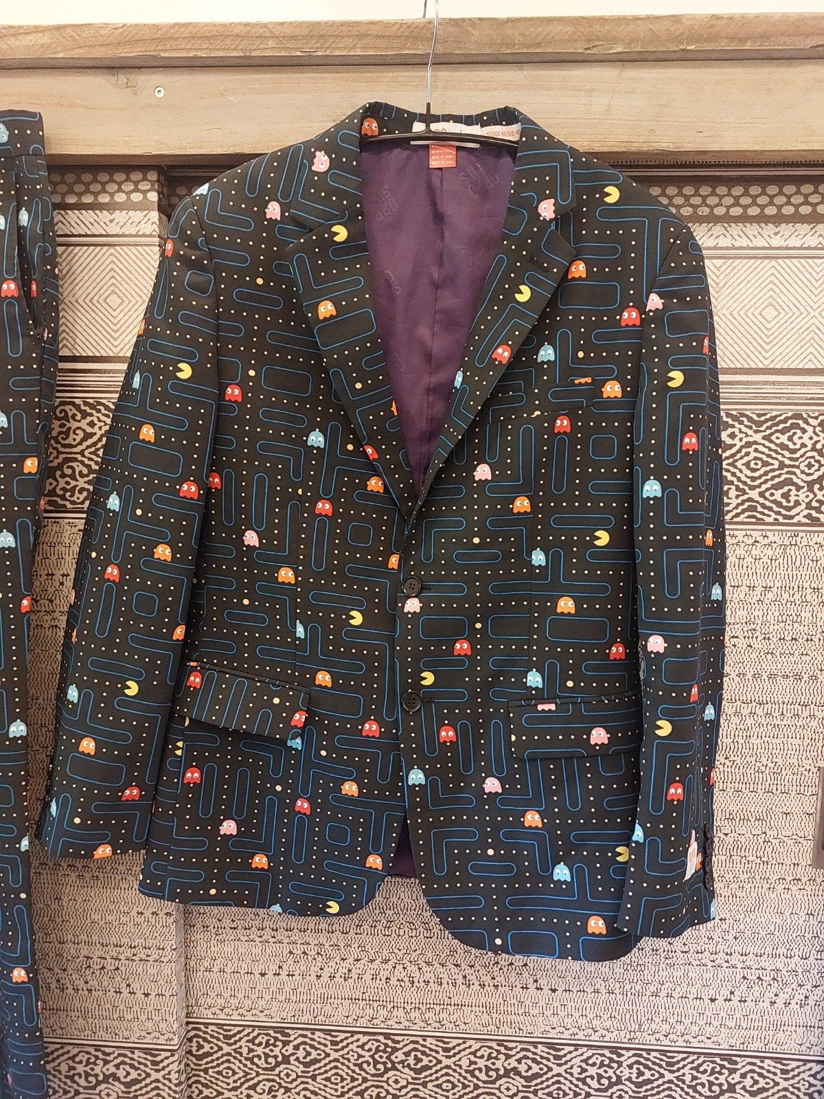 Opposuits Pac man 50, Kleding | Heren, Maat 48/50 (M), Opposuits, Ophalen of Verzenden, Zo goed als nieuw