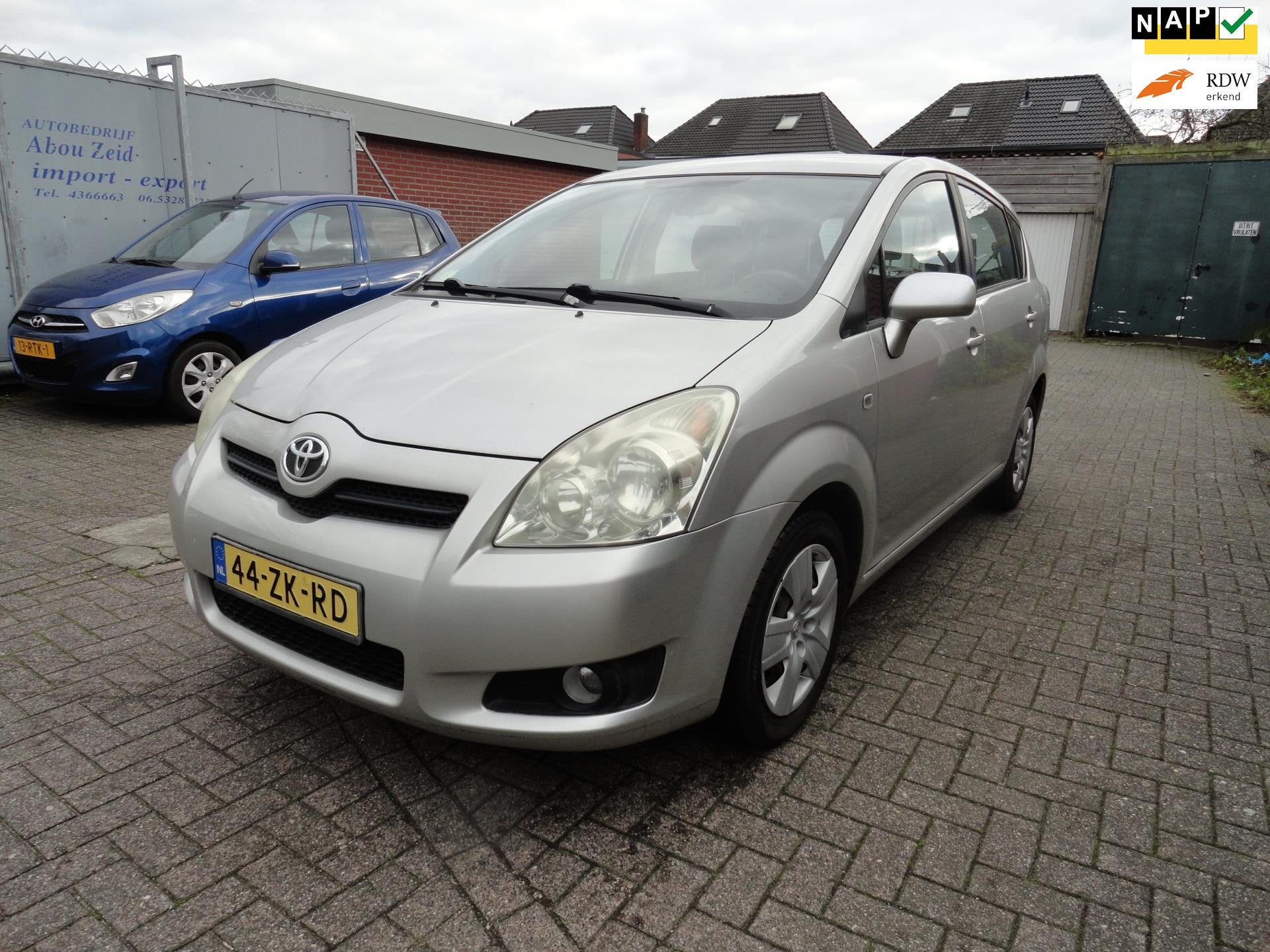 Toyota Verso 1.6 VVT-i Sol (KM 201782 NAP AIRCO), Auto's, Toyota, 450 kg, Gebruikt, 4 cilinders, Parkeersensor