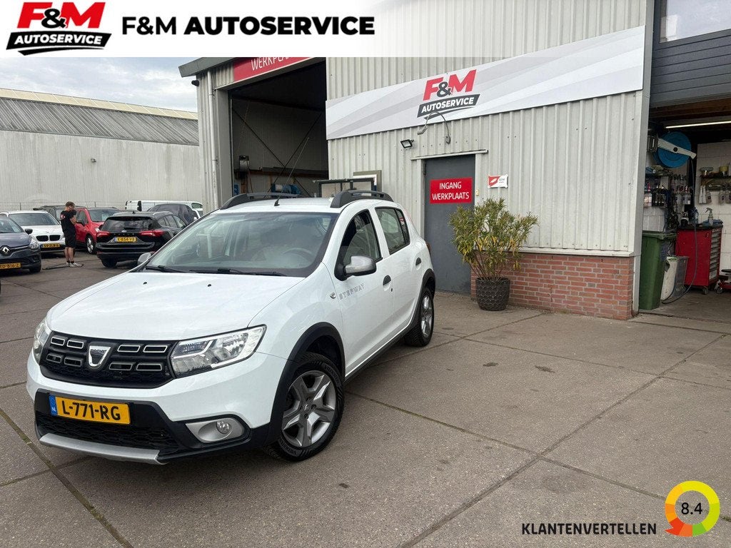 Dacia Sandero 0.9 TCe SL Stepway Airco, cruise, camera, trek, Auto's, Dacia, Voorwielaandrijving, 898 cc, Stof, Euro 6