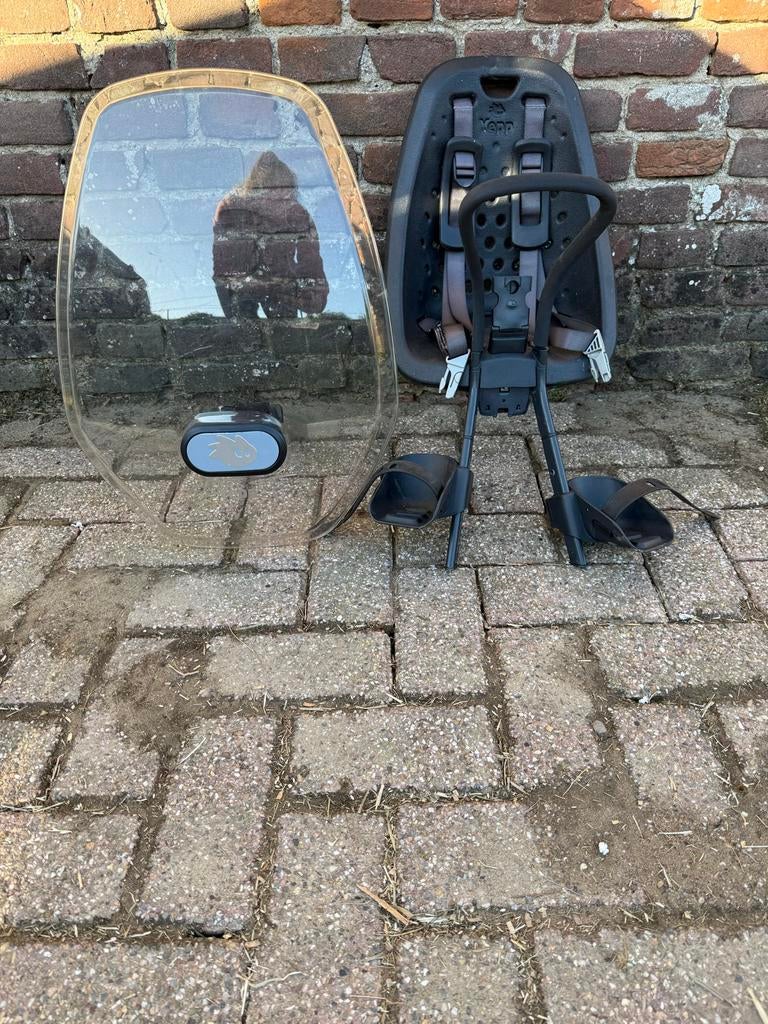 Yepp Mini GMG Fietsstoel Voorop met Windscherm en adapter, Fietsen en Brommers, Fietsaccessoires | Fietsstoeltjes, Ophalen, Zo goed als nieuw