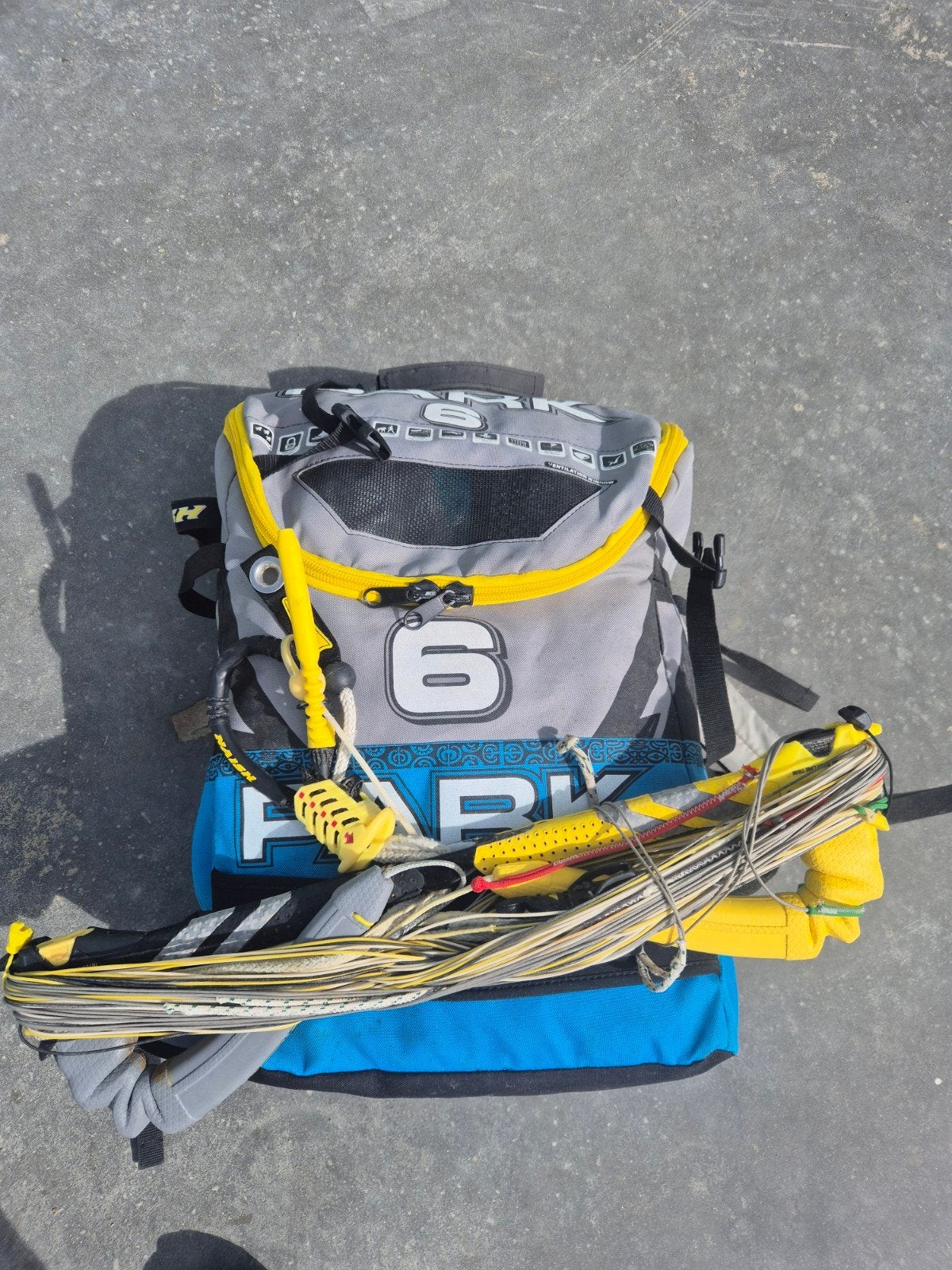 naish pivot 6 meter compl, Watersport en Boten, Kitesurfen, Geen board, Ophalen of Verzenden, 9 m²