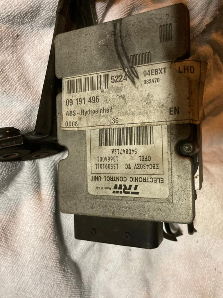ABS Pomp Opel Vectra C 2005 - 09 191 496, Ophalen of Verzenden, Gebruikt, Opel