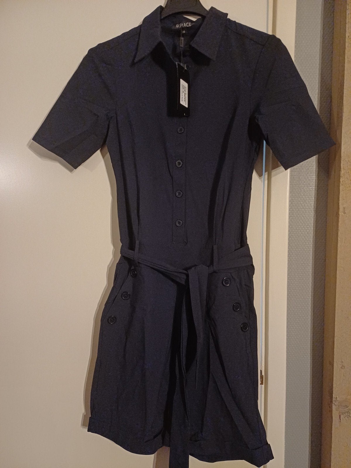 Mi Piace Travel Korte Jumpsuit Donkerblauw Maat XS, Kleding | Dames, Jumpsuits, Mp, Mp, Blauw, Nieuw