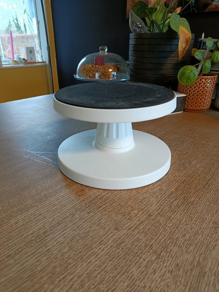 Draaibaar en kantel plateau voor taarten en cupcakes, Ophalen of Verzenden, Taarten