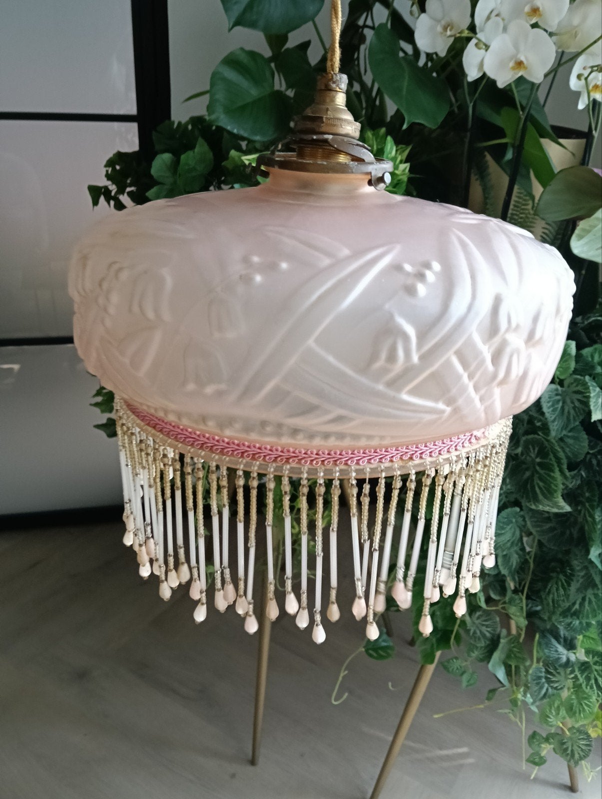 Art Deco hanglamp, Ophalen, Gebruikt, Art Deco