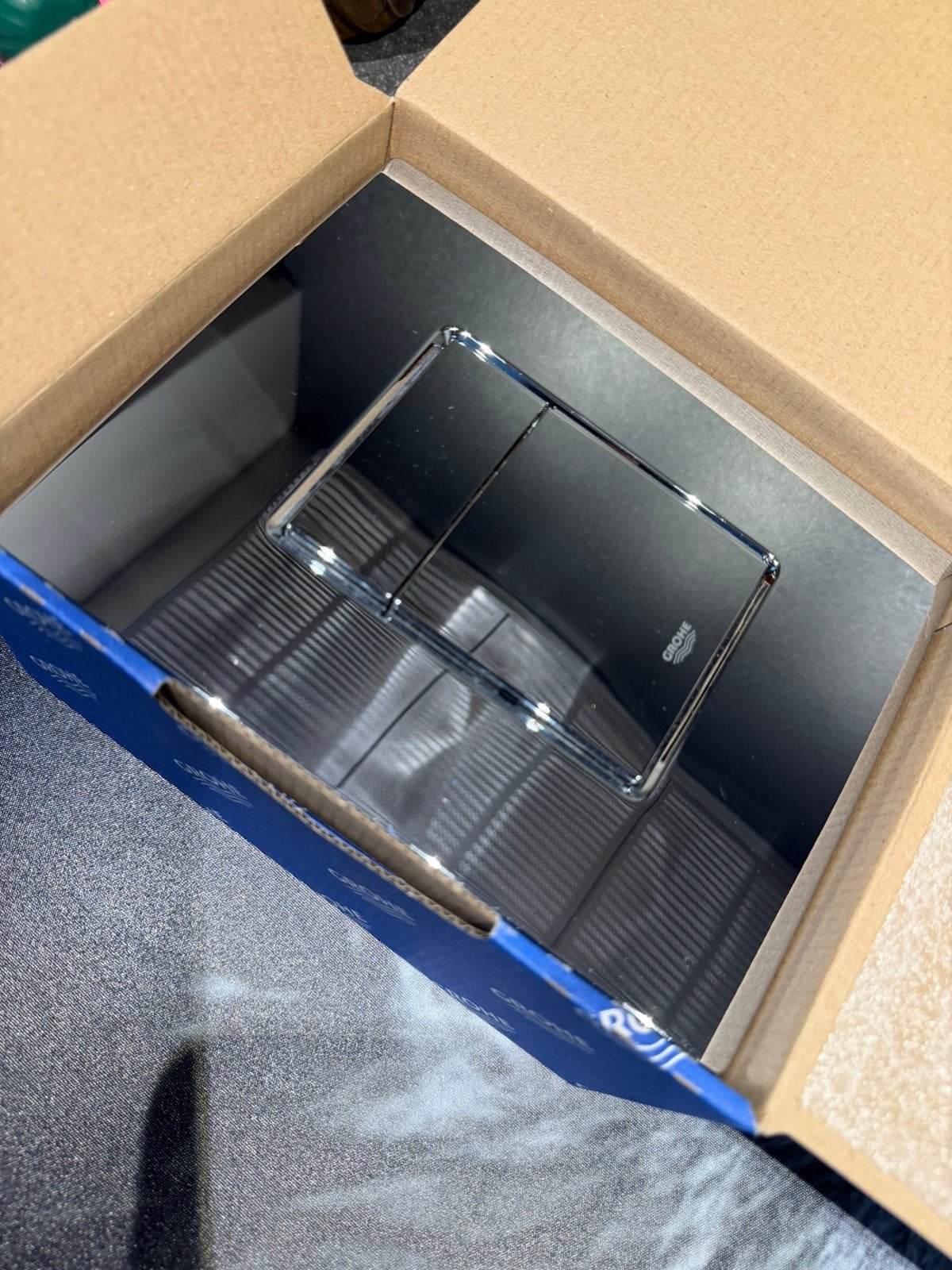 Grohe skate Cosmopolitan bedieningspaneel chroom, Ophalen of Verzenden, Gebruikt, Chroom, Toilet