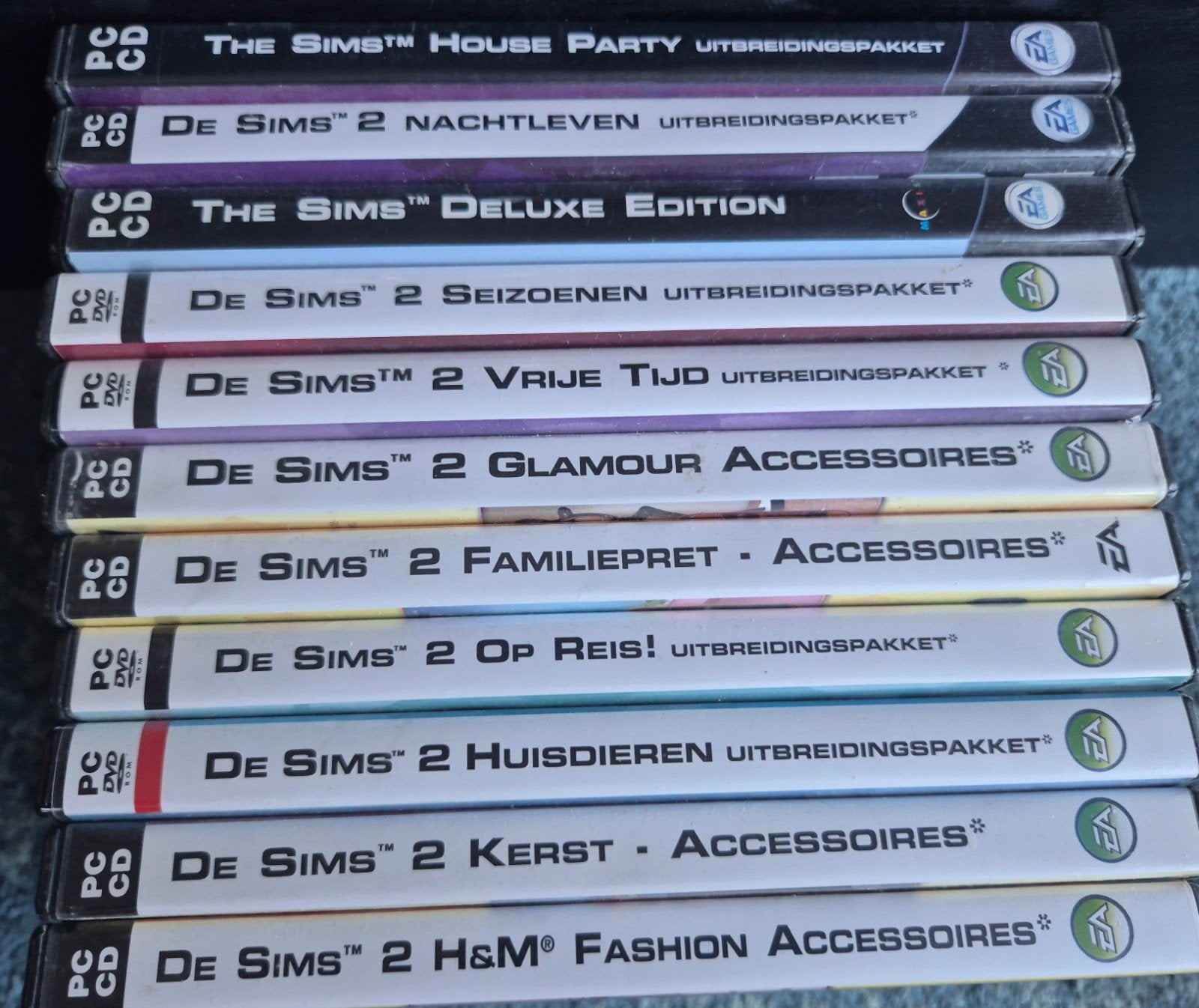 De Sims PC CD-rom collectie - 11 spellen, Ophalen of Verzenden, Gebruikt, Vanaf 12 jaar, Eén computer