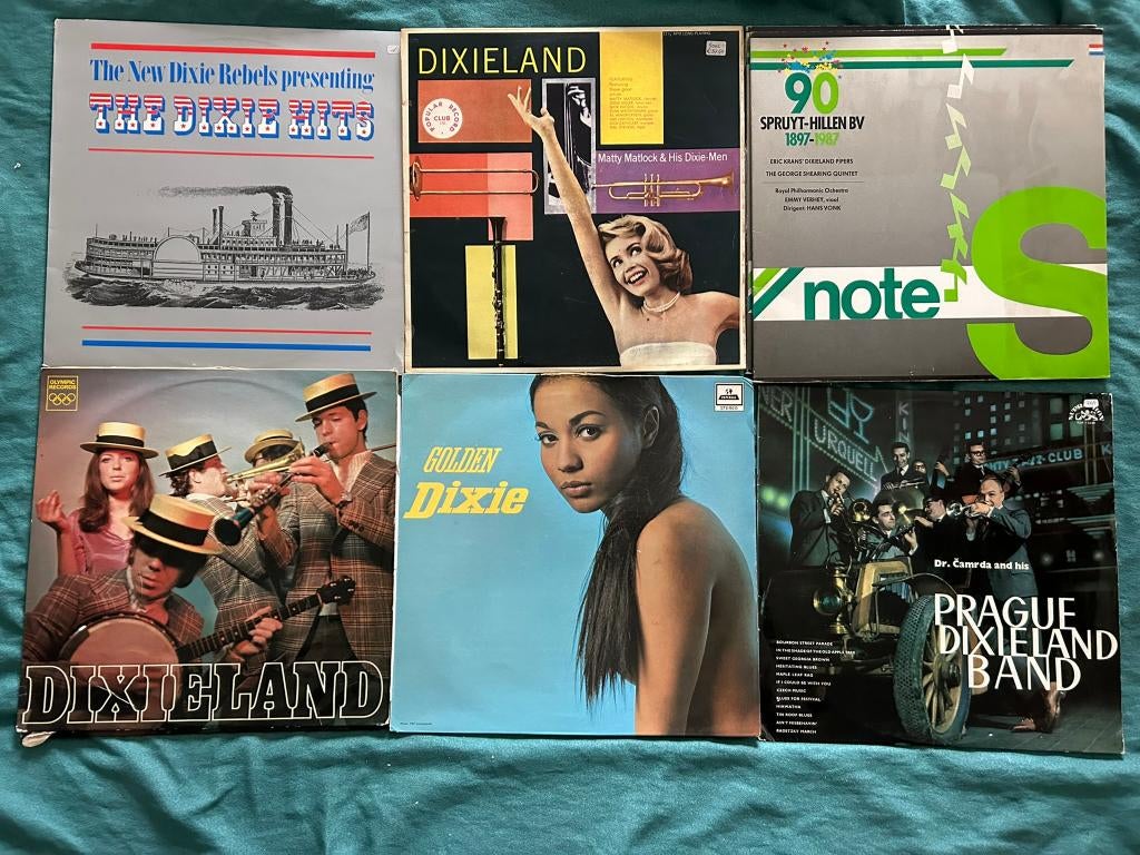 26 LP's Dixieland (ook per stuk te koop), Ophalen of Verzenden, Gebruikt, 12 inch, Jazz en Blues