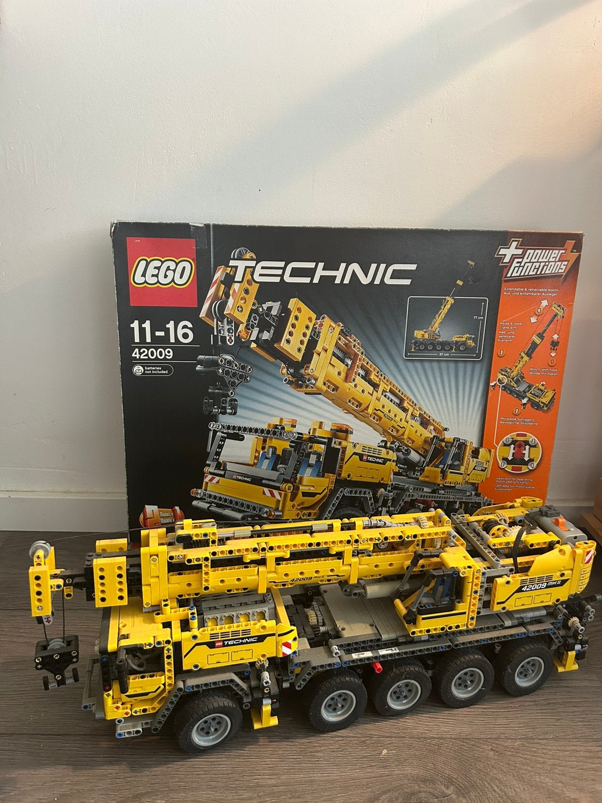 Lego Technic Kraanwagen 42009 met Power Functions, Kinderen en Baby's, Speelgoed | Duplo en Lego, Ophalen, Compleet, Lego, Zo goed als nieuw