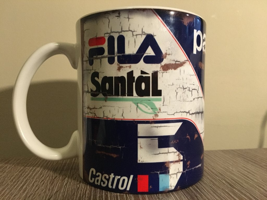 ✅ Nelson Piquet Brabham mok Vintage olie F1 Autosport NIEUW, Ophalen of Verzenden, Nieuw, Formule 1