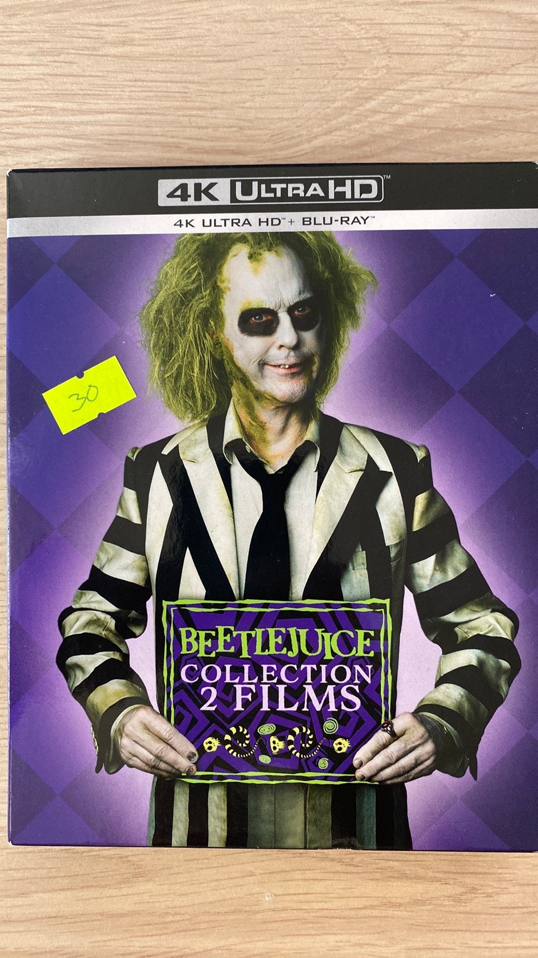 Beetjejuice 1 & 2 4K uhd blu ray NL versie, Ophalen of Verzenden, Zo goed als nieuw, Horror