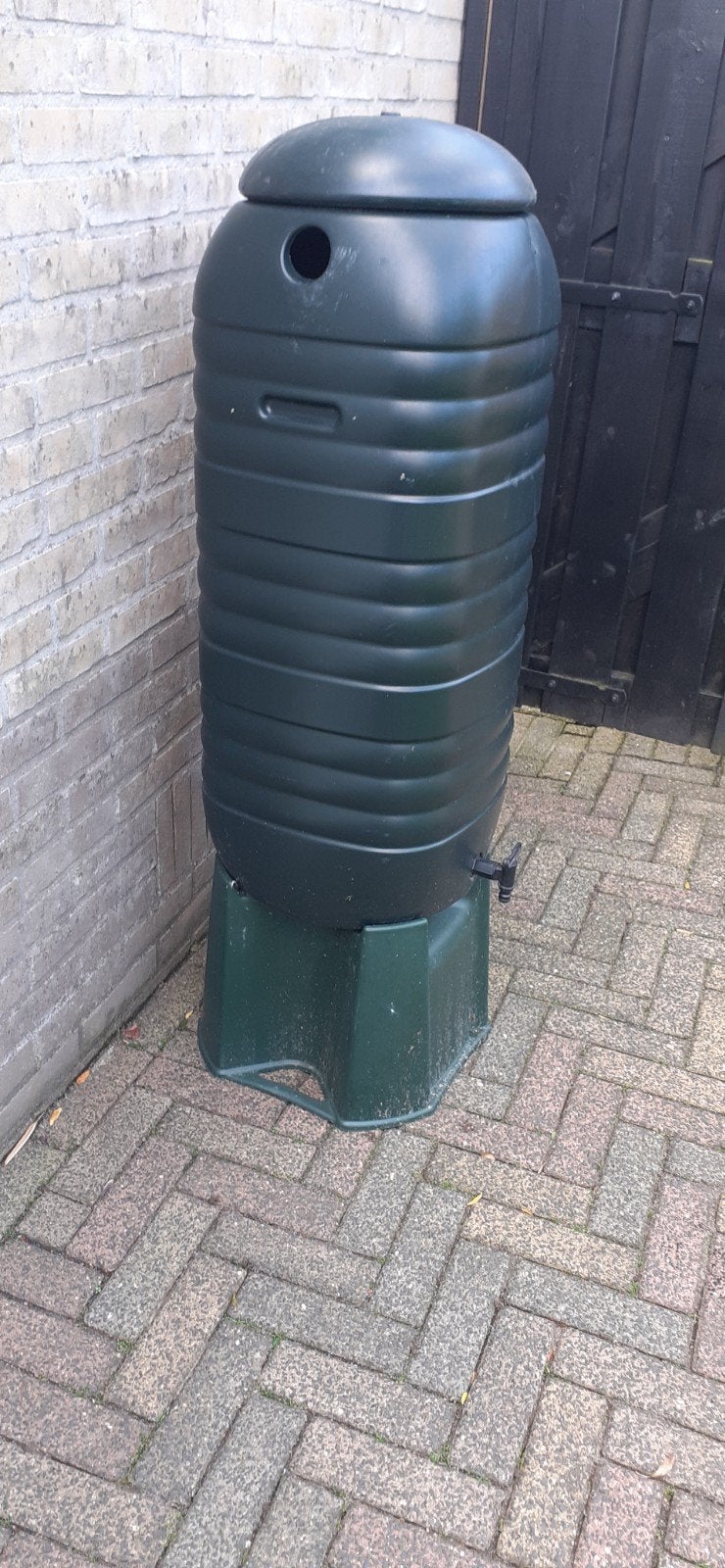 regenton 100 Liter, Ophalen, Kunststof, Gebruikt, Met kraantje