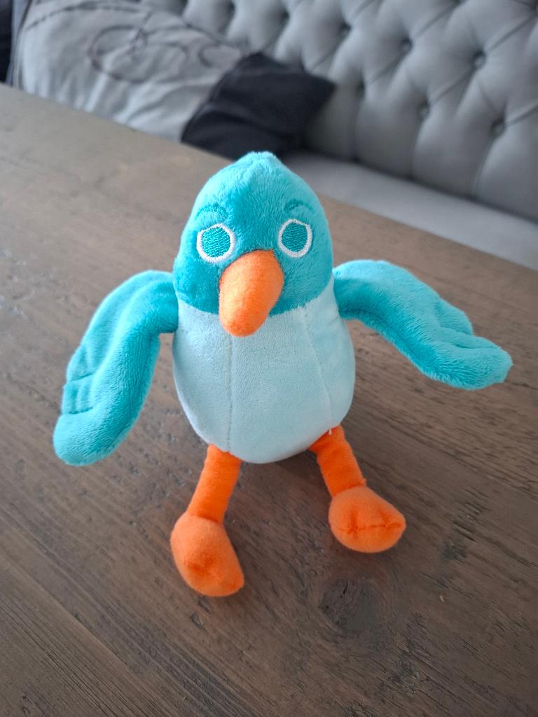 Zwitsal - vogel knuffeltje, Ophalen of Verzenden, Zo goed als nieuw, Overige typen