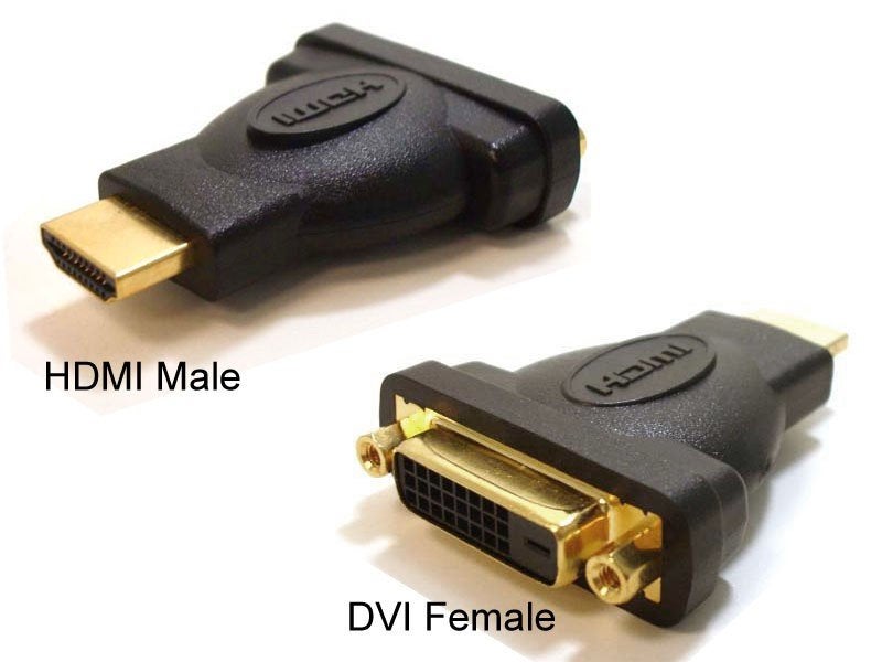 HDMI Male van/naar DVI-D Female Adapter (Gratis Verzending), Verzenden, Nieuw, Minder dan 2 meter, HDMI-kabel