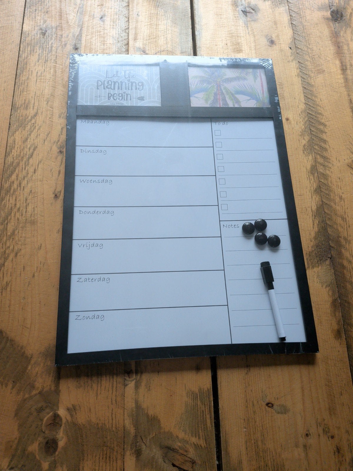 week planbord, Ophalen of Verzenden, Uitwisbaar, Nieuw, A5